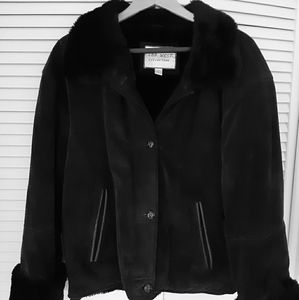 Black Leather Coat